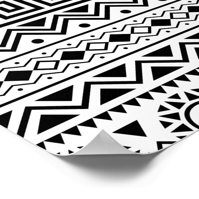 02012020 Tribal ethnic Pattern-01 Poster (Corner)