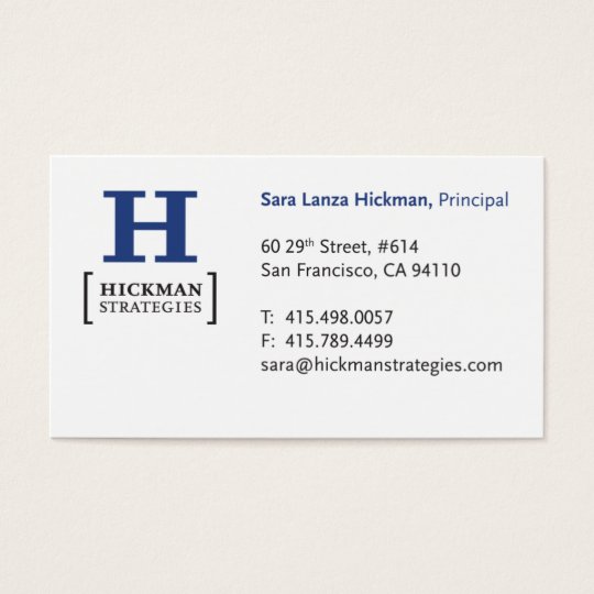 021311 Sara's Business Card