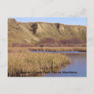 027, Beaver Creek Park Havre Montana Postcard
