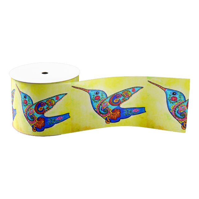 028 Hummingbird Ribbon Grosgrain Ribbon (Spool)