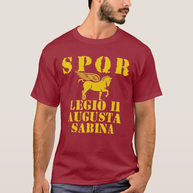 02 Augustus' 2nd Roman Legion Pegasus T-shirt (Front)