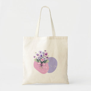 02 subtle violet and Pisces constellations Tote Bag