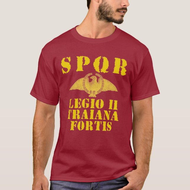 02 Trajan's 2nd Strong Roman Legion Eagle T-shirt (Front)