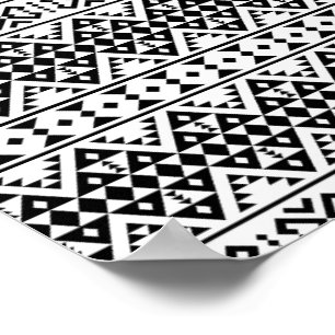 03012020 Tribal ethnic Pattern-02 Poster