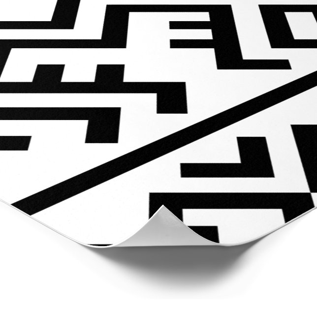 03012020 Tribal ethnic Pattern-06 Poster (Corner)