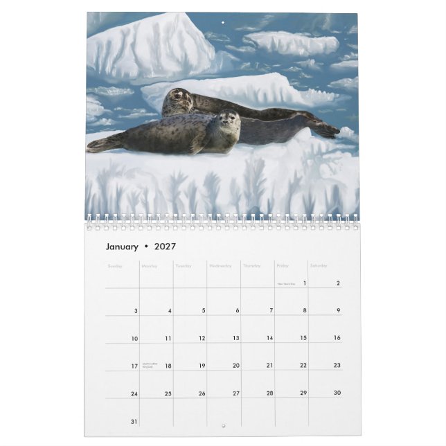 035, AlaskaArt by David Wagner Calendar (Jan 2027)