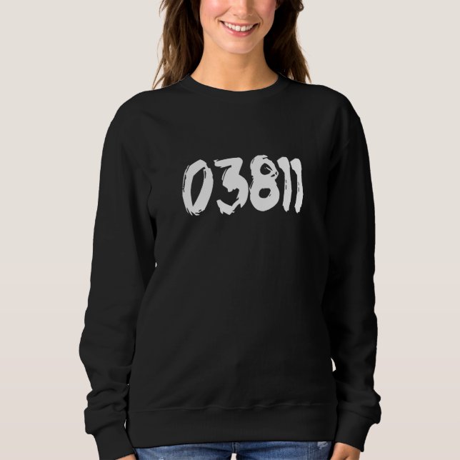 03811 Zipcode Atkinson New Hampshire Hometown NH Z Sweatshirt (Front)