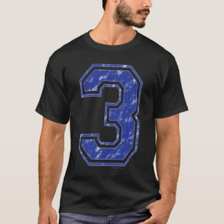 03 Custom Jersey Blue T-Shirt