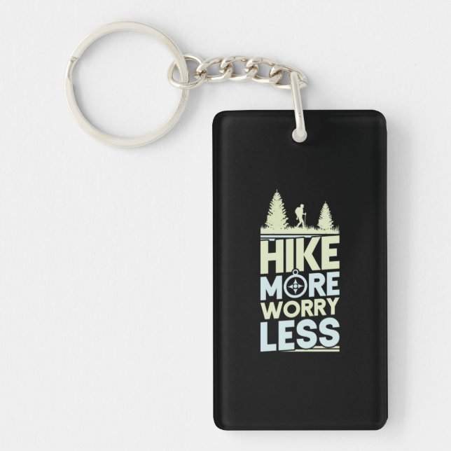 03.Hiking Hike More Worry Less Key Ring (Front)