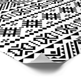 04012020-Tribal-ethnic-Pattern-09 Poster