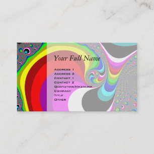 040 Obama - Fractal Art Business Card