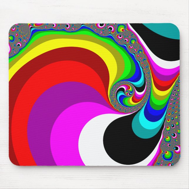 040 Obama - Fractal Art Mouse Mat (Front)