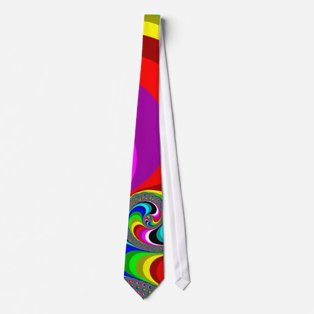 040 Obama - Fractal Art Tie (Front)
