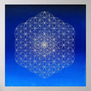 #040.Tessellated Flower Of Life... Poster