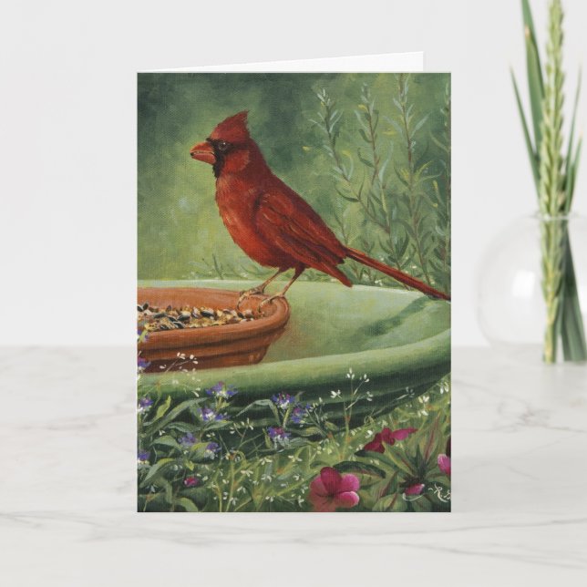 0487 Cardinal Sympathy Card (Front)