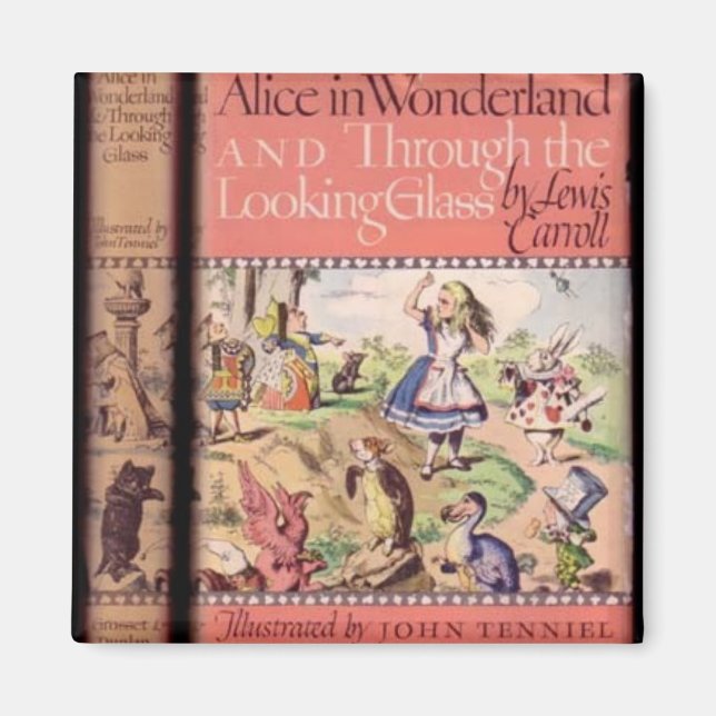 04 - Alice Book Cover Magnet (Front)