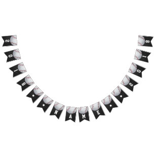 04of12 Baseball Themed Party Bunting Bunting