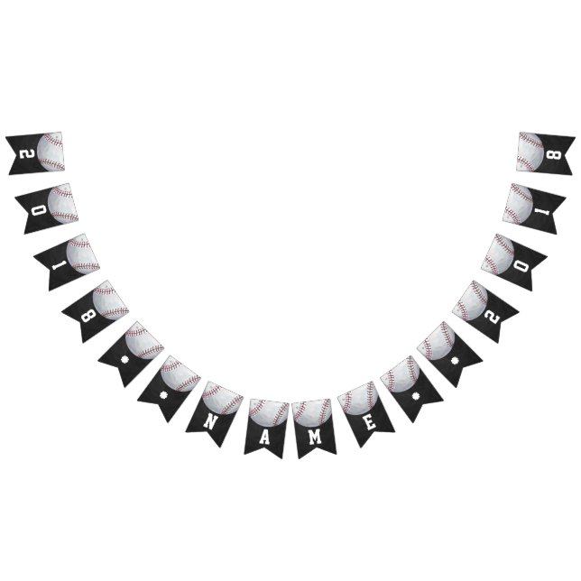 04of12 Baseball Themed Party Bunting Bunting (All)