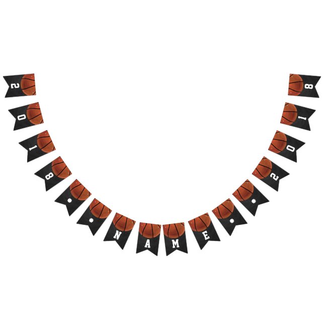 04of12 Basketball Themed Party Bunting Bunting (All)