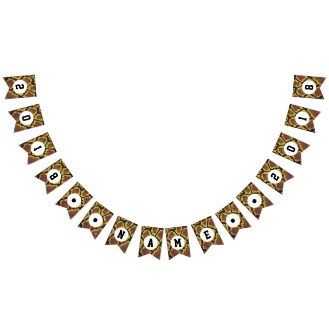 04of12 Snake Themed Party Decoration Bunting (All)