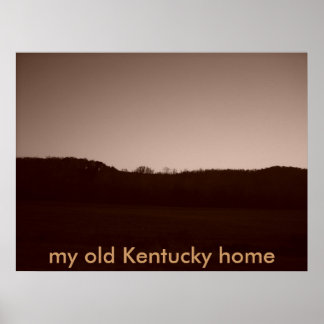 057, my old Kentucky home Poster