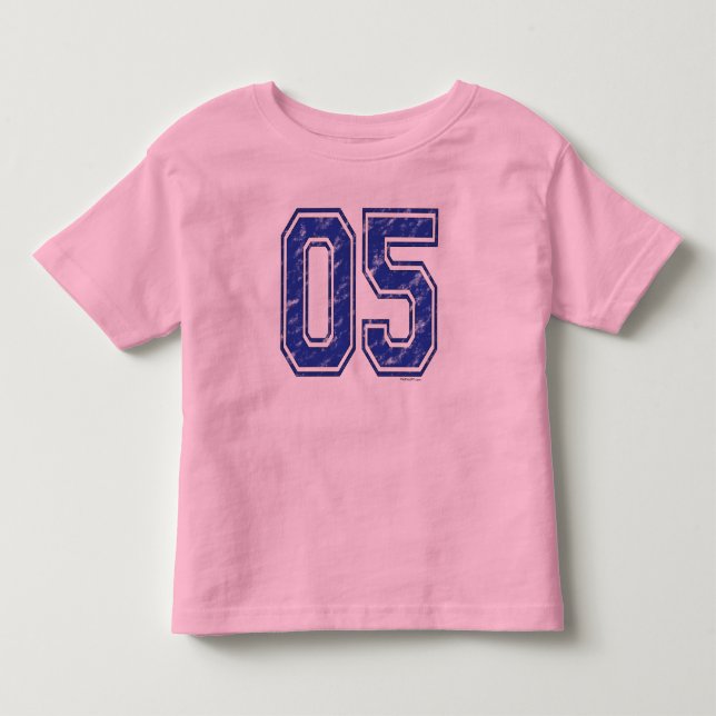 05 Custom Jersey Toddler T-Shirt (Front)