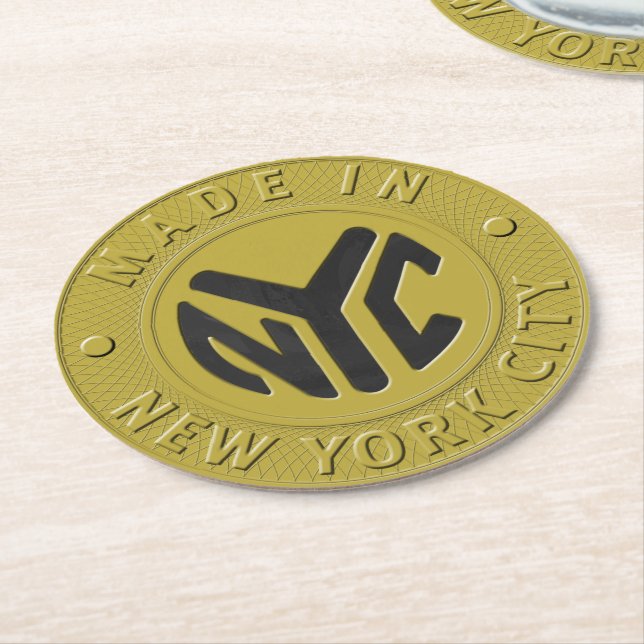 05of12 New York Token Party Coasters (Angled)