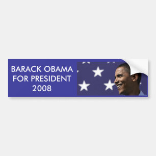 060922_BarackObama_Xtrawide, BARACK OBAMA FOR P... Bumper Sticker