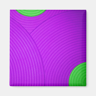 06 Green & Purple Circles Magnet