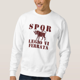 06 Julius Caesar 6th Ferrata Roman Legion Apparel Sweatshirt