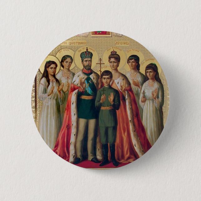 0704czarfamily02 6 cm round badge (Front)