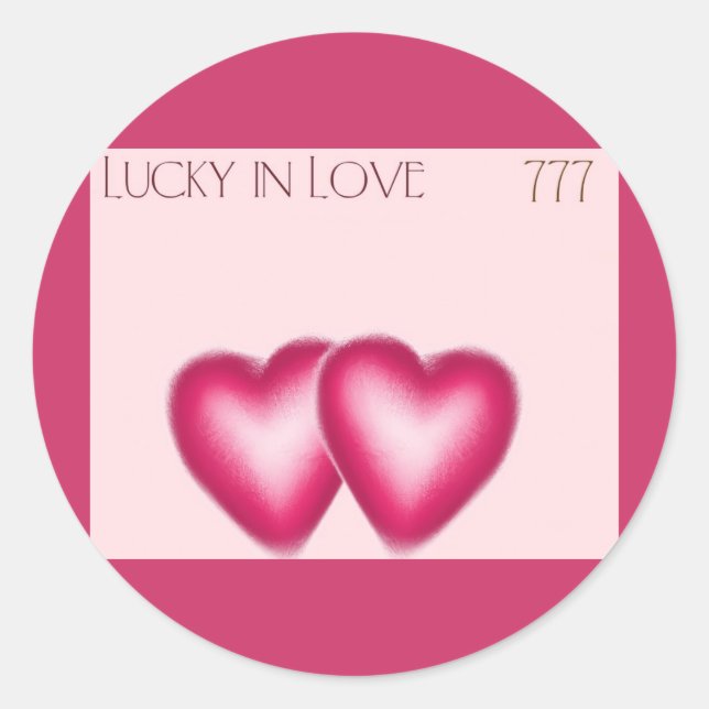 070707 Lucky in Love stickers (Front)