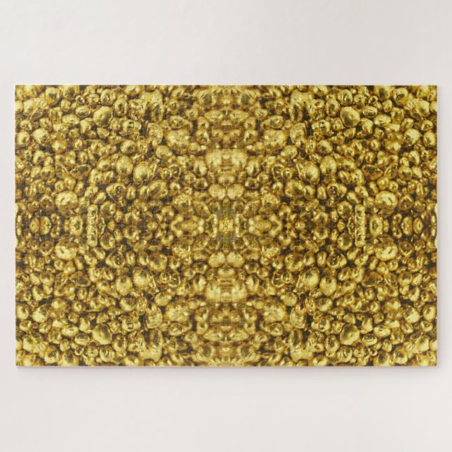 072025 Gold Shot Reflection Jigsaw Puzzle (Horizontal)