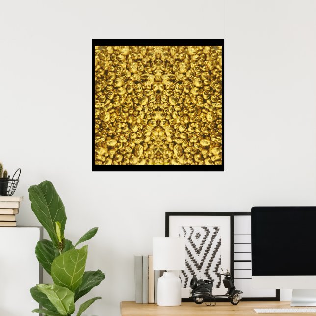 072025 Gold Shot Reflection Poster (Home Office)