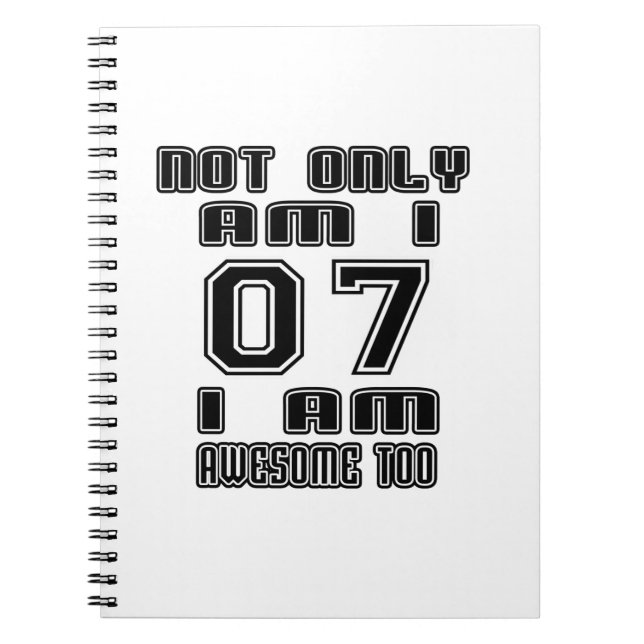 07 Awesome Too Notebook (Front)