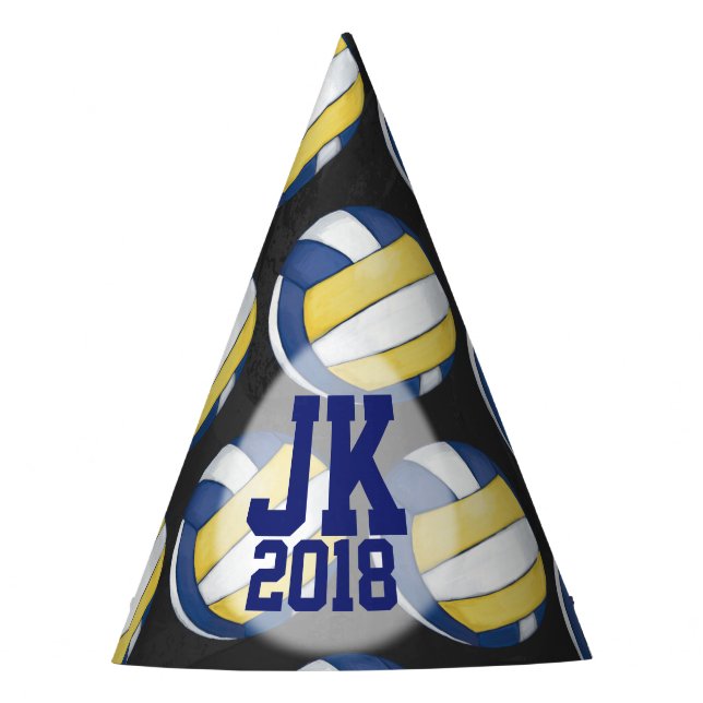 07of12 Custom Volleyball Party Hats (Front)