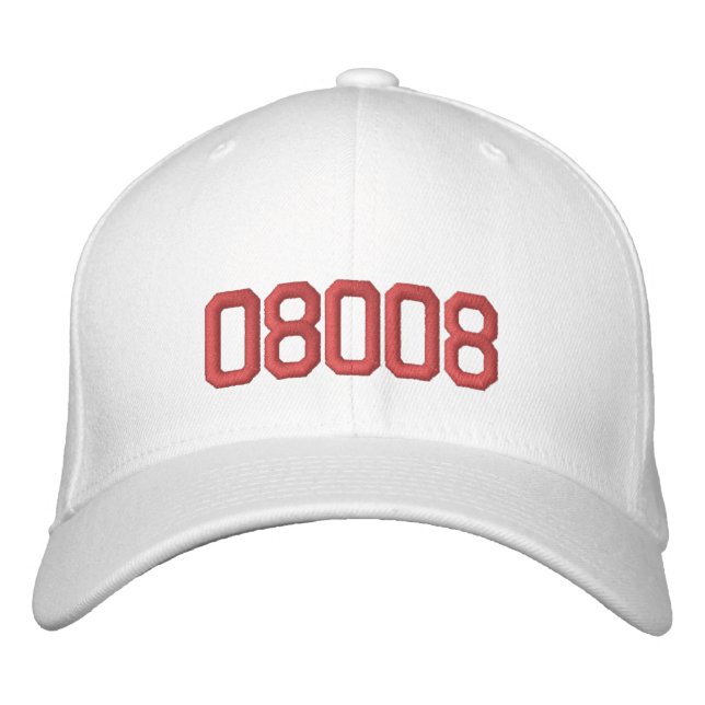 08008 EMBROIDERED BASEBALL CAP (Front)
