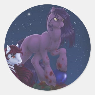 080109sticker classic round sticker