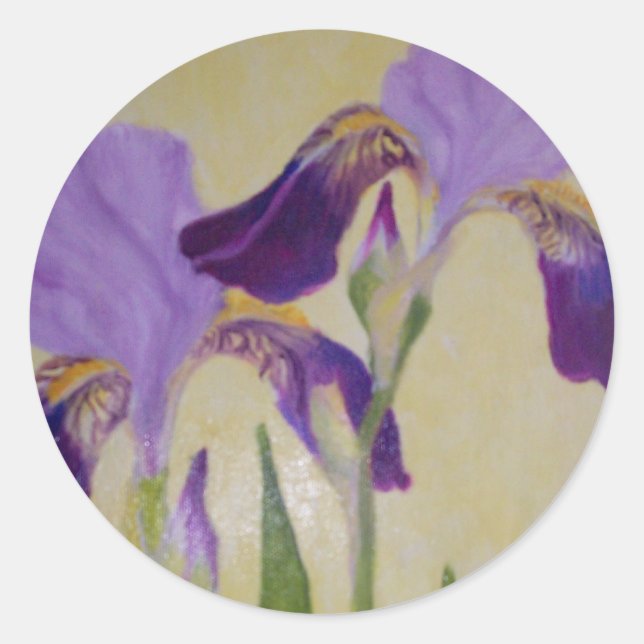 087 CLASSIC ROUND STICKER (Front)