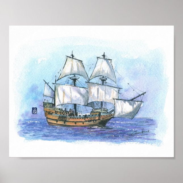 087 - Mayflower II Poster (Front)