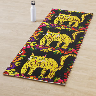 089 - Basi the Cat Yoga Mat