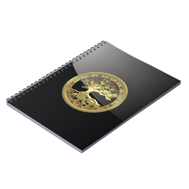 [08] Celtic Golden Tree of Life Notebook (Left Side)
