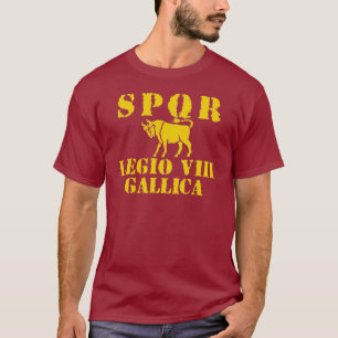 08 Julius Caesar 8th Gallica Roman Legion T-shirt