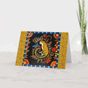 08 -  Sleeping Jaguar Greeting Card