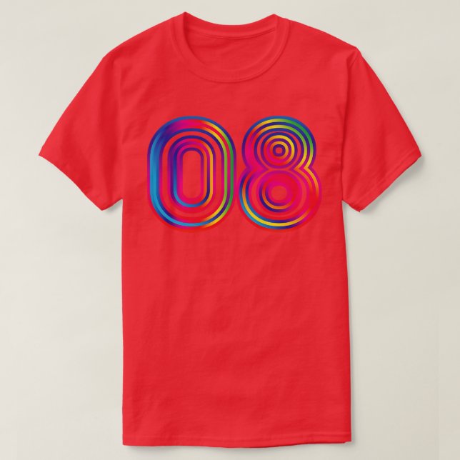 08 spectrum outline T-Shirt (Design Front)