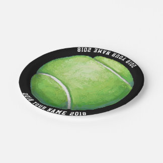 08of12 Tennis Ball Custom Party Plate