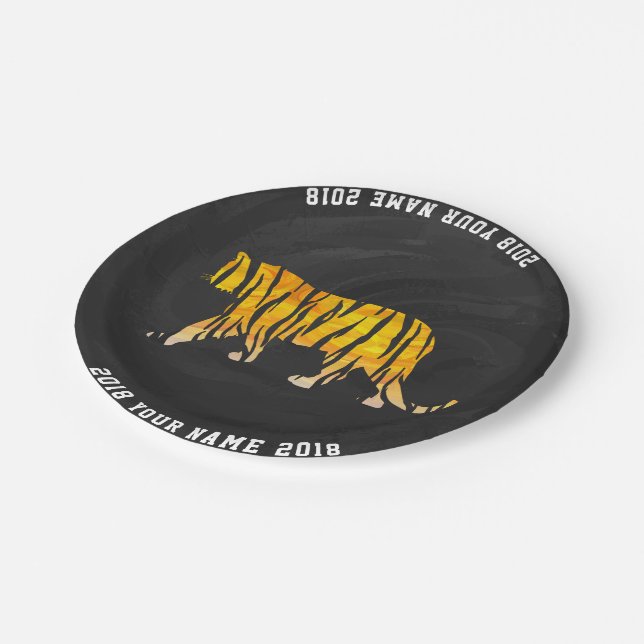08of12 Tiger Custom Party Plate (Angled)