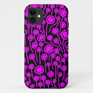 090512 Magenta on Black.pdf iPhone 11 Case