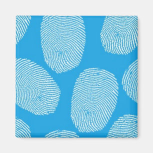 090906-investigation BLUE FINGERPRINTS DETECTIVE Magnet