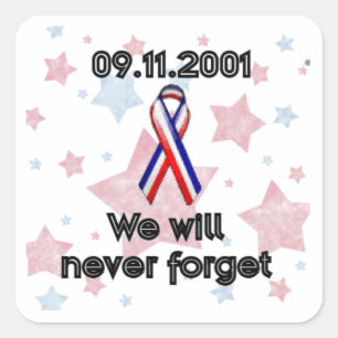 09.11.2001 SQUARE STICKER